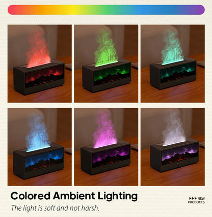 Fireplace Flame Diffuser™  Cozy Humidifier & Aromatherapy